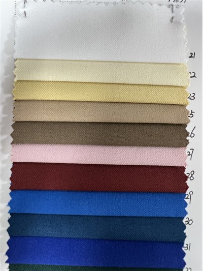 GZ-WH RPET 再生纖維西裝布  成分：44%纖維 17%粘膠 37%再生  2%spandex  成分：315克  側面照